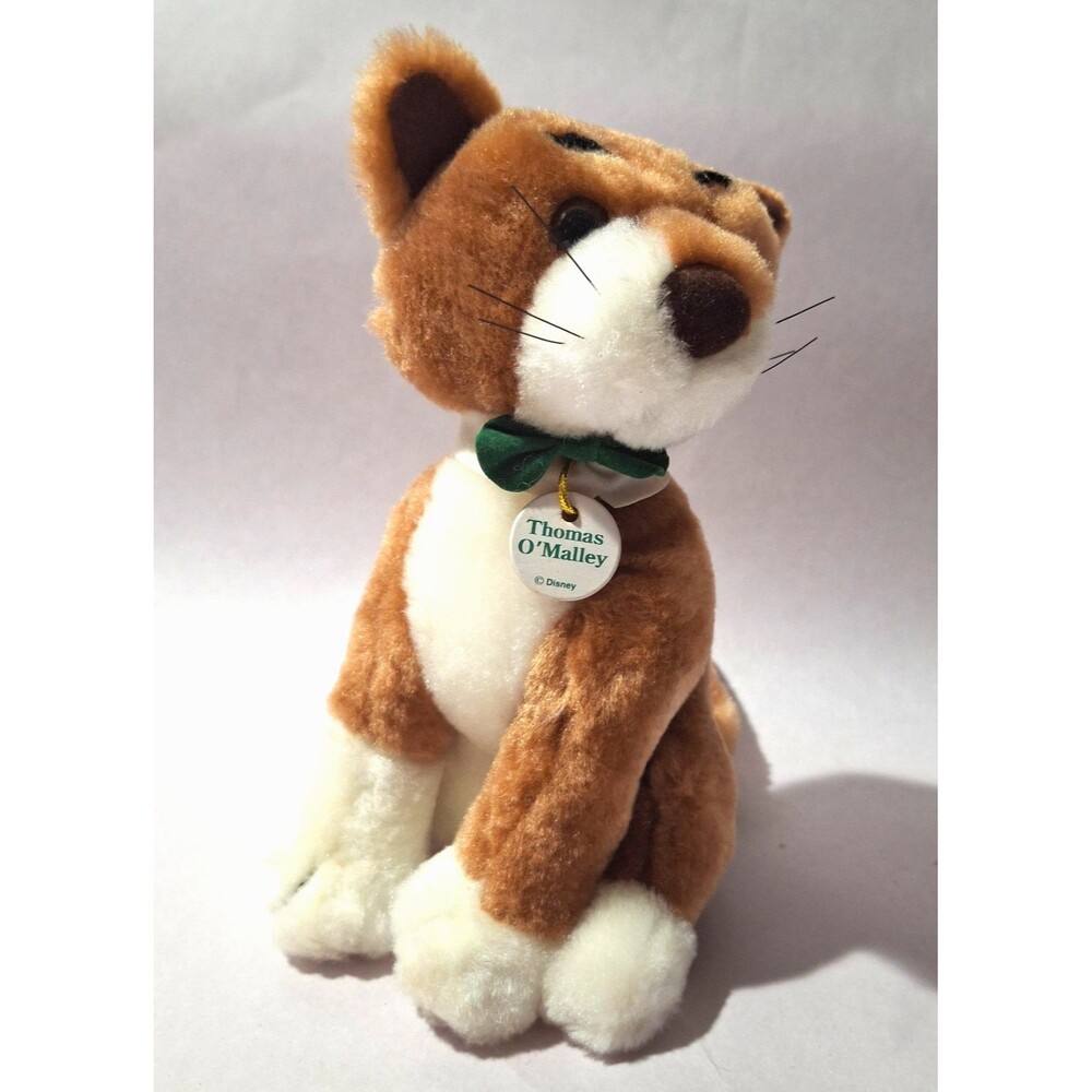 Vintage Disney Aristocats Thomas O’Malley Cat Plush Video Release Exclusive 7"